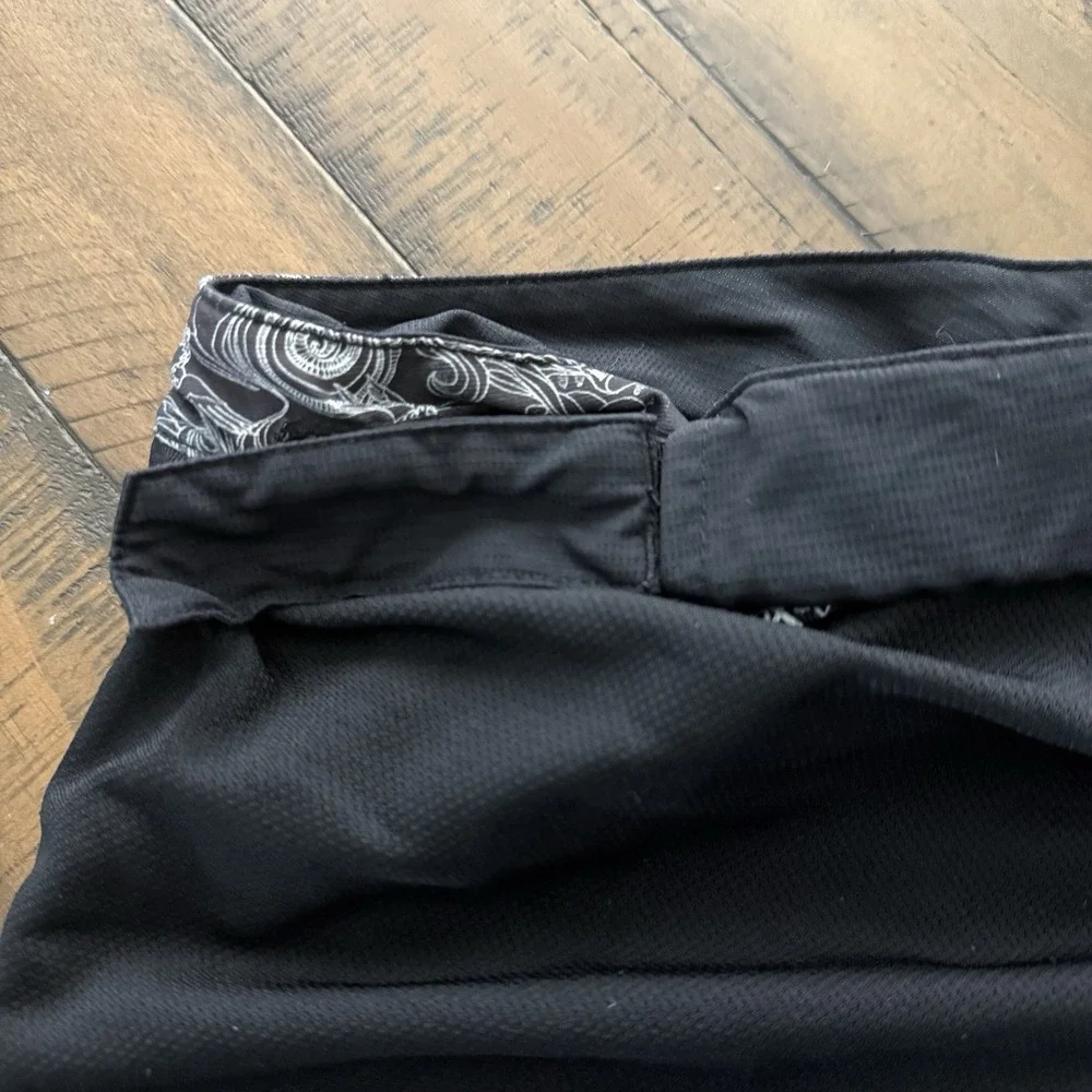 Fox Racing Shorts Black Padded Adjustable‎ Ripstop Biker - Picture 8 of 15